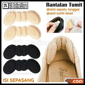 1 Pasang Insole Alas Kaki Wanita High Heels Liner Grip Sol Bantalan Tumit Sepatu Kebesaran Anti Lecet Original - Sponge Sticker Heel pads Ganjalan Sepatu Kebesaran Busa spons Pelindung Tumit - Sol Pengganjal Ganjelan Sisipan Sepatu Longgar Kebesaran Murah