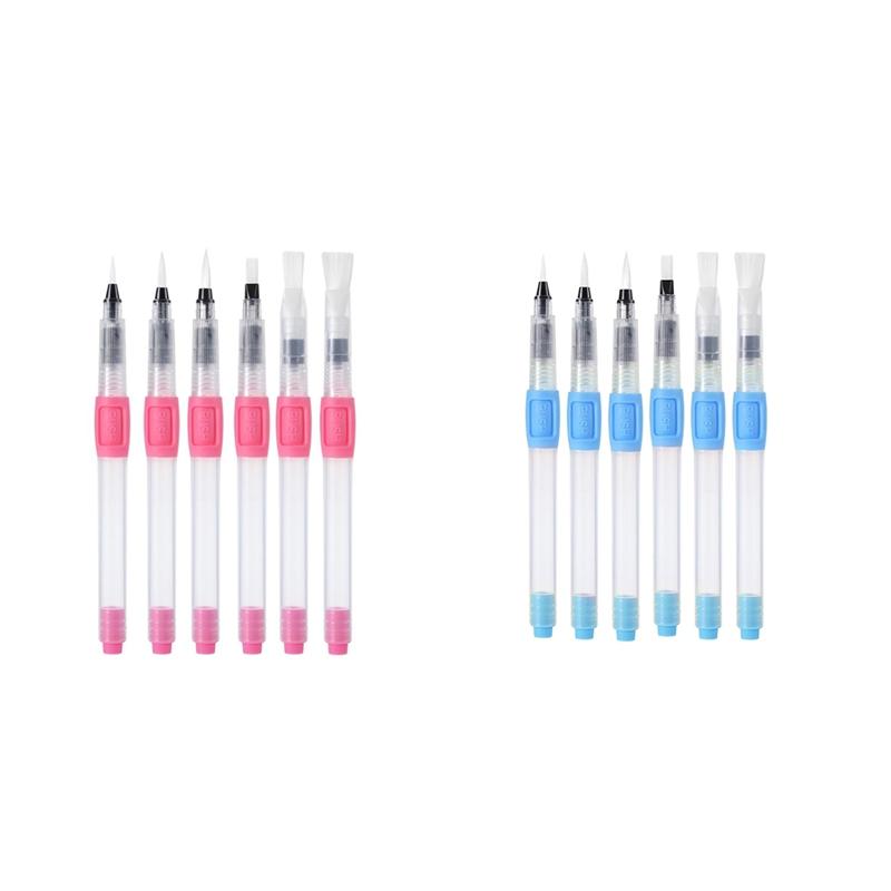 Bộ Cọ Vẽ, 6 Cái, Cọ Màu Nước, Cọ Sơn Nylon, Thích Hợp Cho Đồ Dùng Nghệ Thuật…