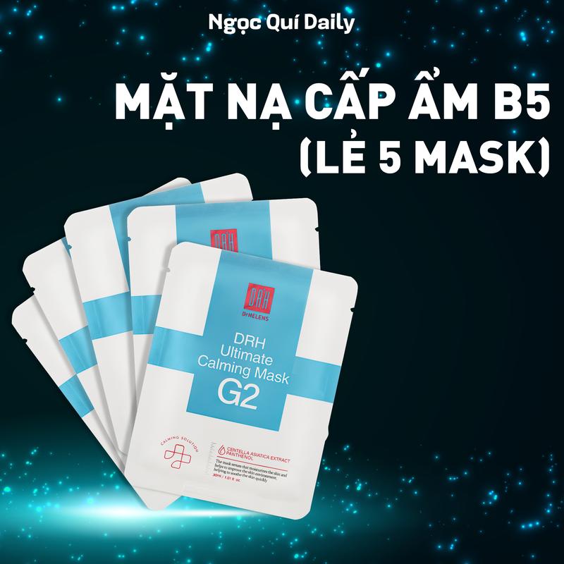 5 (miếng) MẶT NẠ CẤP ẨM CHUYÊN SÂU DRHELENS CALMING MASK Skincare Dưỡng Ẩm Da Collagen Cosmetics