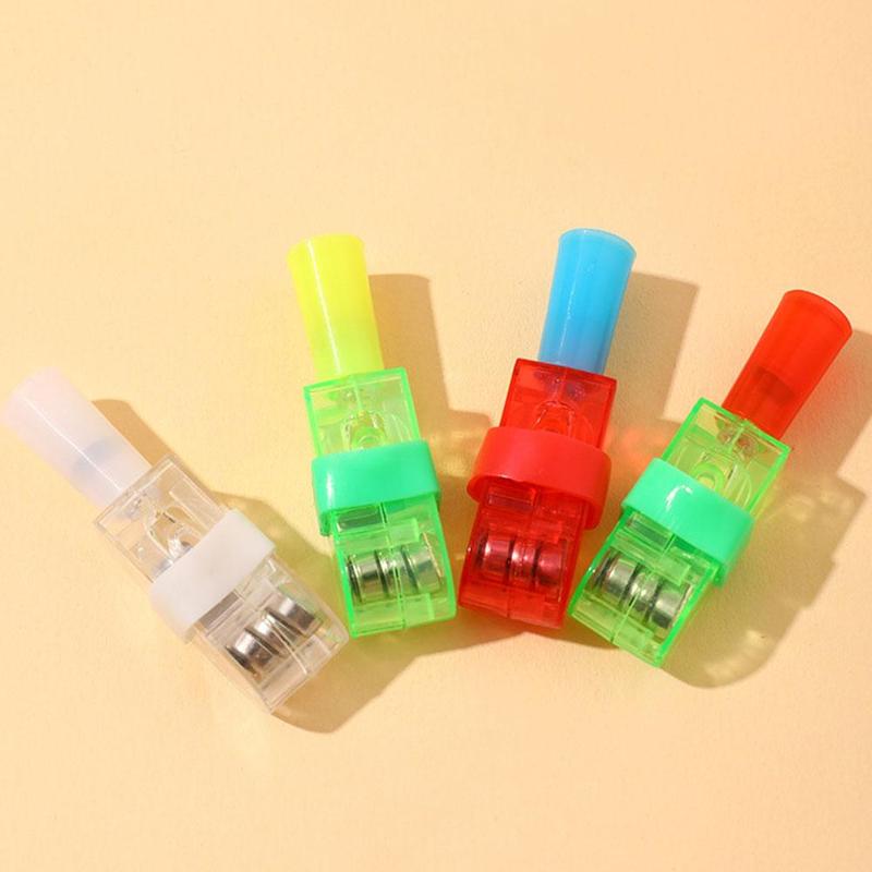 Đèn pin Ngón Tay chiếu hoạt hình, cho trẻ em, Nhiều vòng phát sáng, không có ngày, đồ chơi sớm, 1 mảnh 5