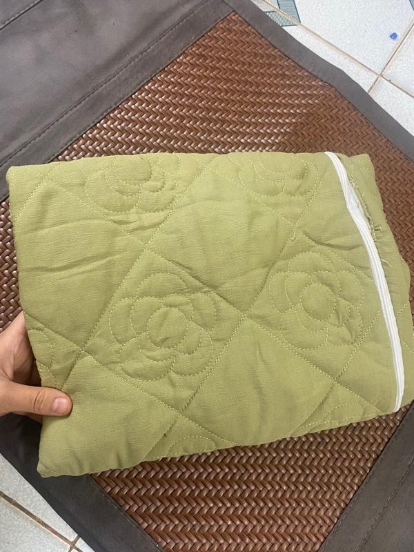 Product Introduction of Vỏ gối ôm trần bông cotton đũi hữu cơ xơ đậu nành nhập khẩu kích thước 35x110cm 5