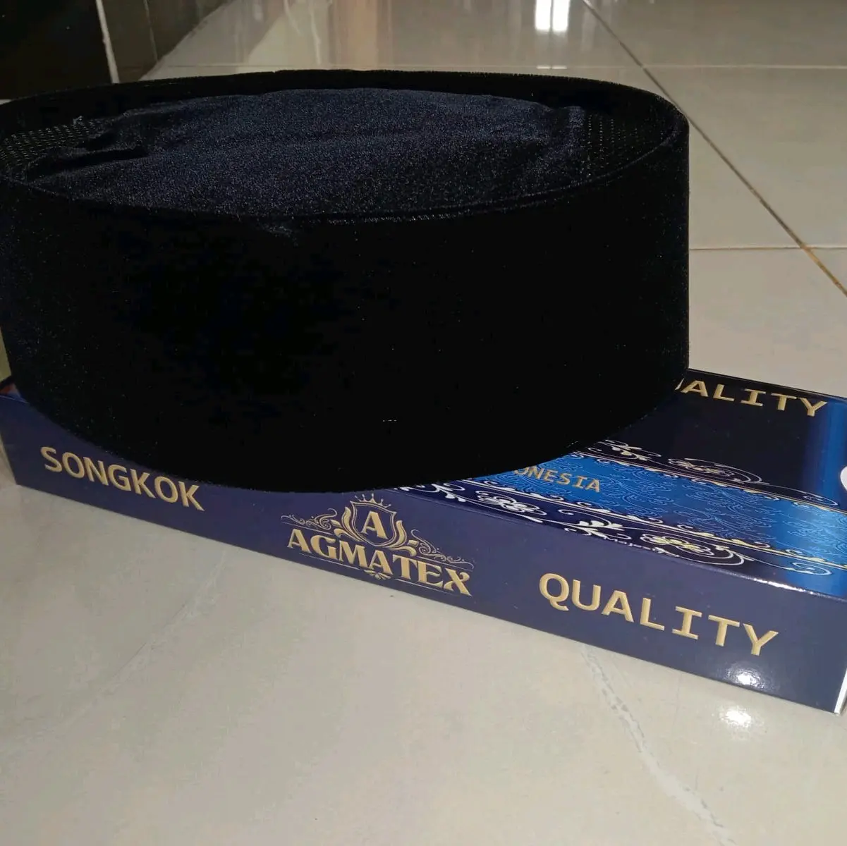SONGKOK PECI HITAM AGMATEX DEWASA