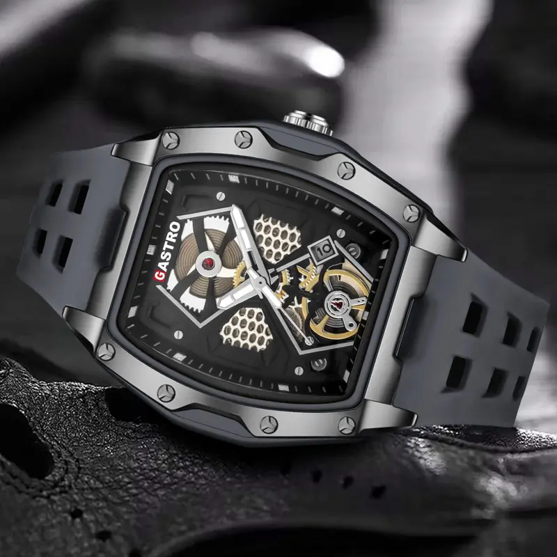 Gastro Jam Tangan Pria Sport D30 RM 4 Rubber Water Resistant 3 ATM Watches 3