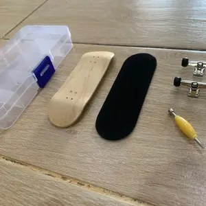Fingerboard Fullset Maple Wood Deck Foamtape Widetruck Wheels Bearing