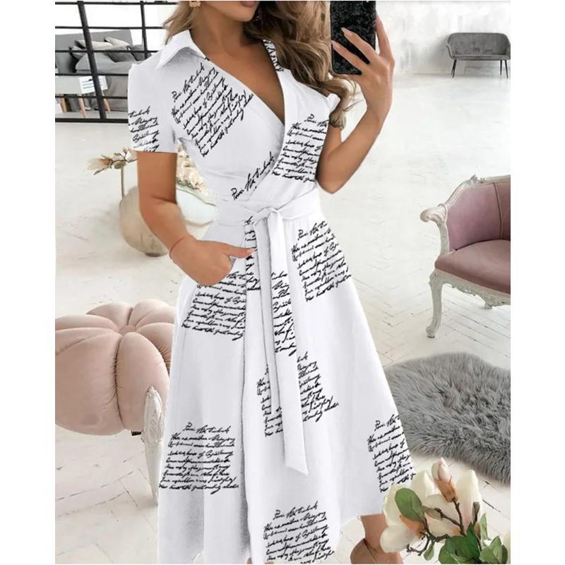 Vintage Elegant Geometric Print V Neck Two Pieces Vintage Elegant Geometric Print V Neck Two Pieces