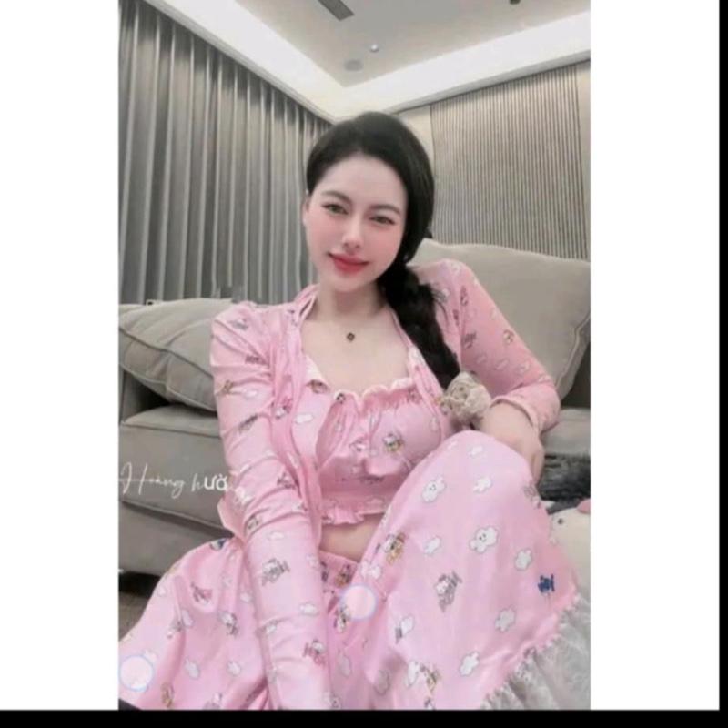 Bộ mặc nhà tăm tàu dễ thương 2