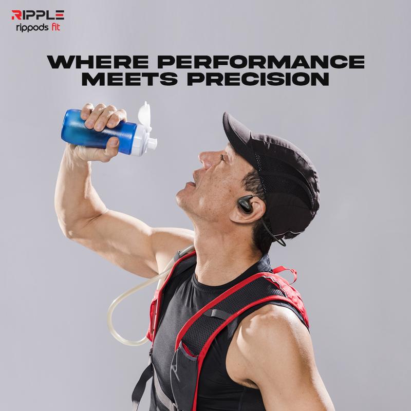 【Hot Selling】Ripple Rippods Fit F2 Sport Bluetooth Earphone wirelesss headset/handsfree 5.3 Garansi 1 tahun headphone earphones COD 6