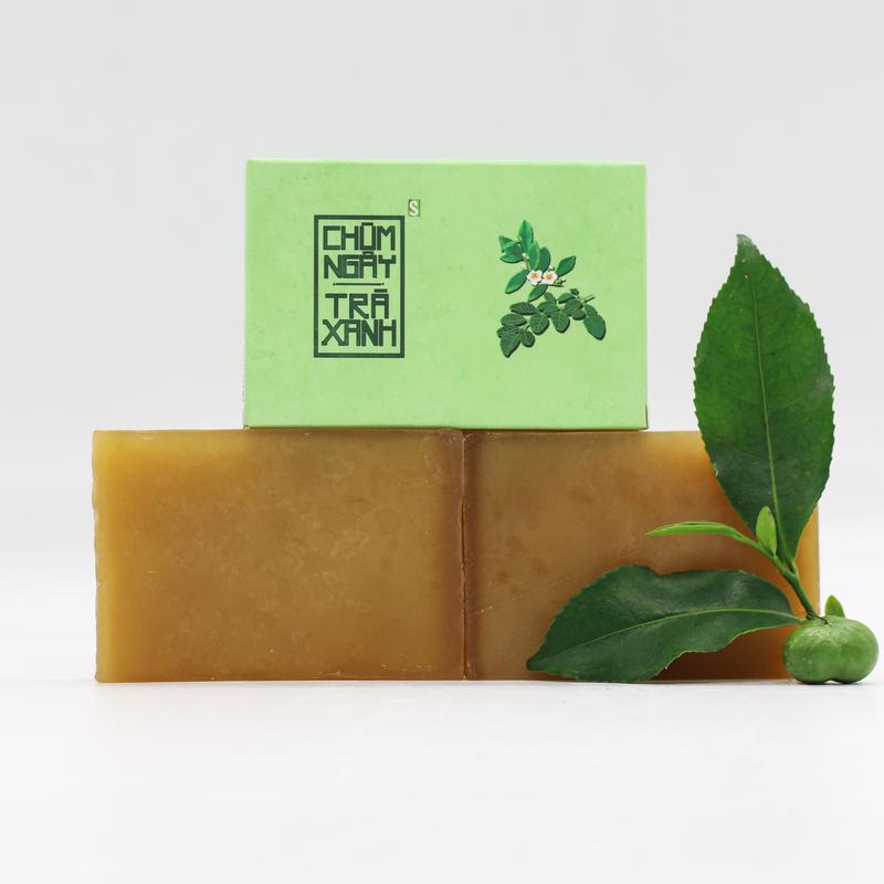  Xà Bông Chùm Ngây Trà Xanh   Trầu Không  Dưỡng Da Body Dưỡng Body 