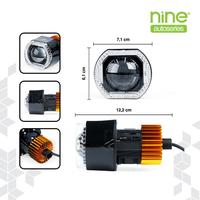 Gambar LUXIMOS Biled Projie 2.5 Inch 40W Cutoff Shroud RGB Kipas Pendingin Devil Eye BP5 - NINE SURABAYA - Red dari Nine Autoseries Surabaya Kab. Sidoarjo 3 Tokopedia