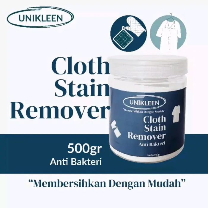 Unikleen Cloth Stain Remover / Unikleen Pembersih Baju 500gram Jamur