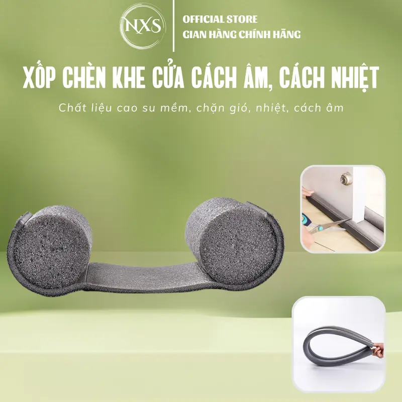 Ron chặn khe hở 90cm đa năng, nẹp dán chân cửa chống côn trùnġ, phù hợp mọi loại cửa tiện dụng, ron nẹp cửa 8