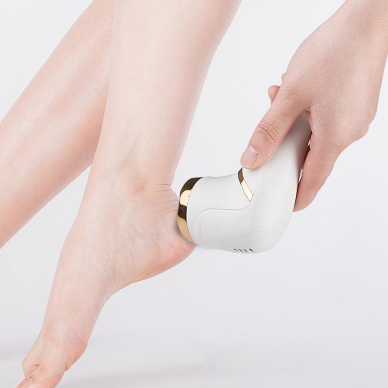 Electric Callus Remover for Feet with Vacuum, 1 Box Rechargeable Waterproof 2 Speed Foot File Scrubber, Foot Care Kit for Women & Men 6