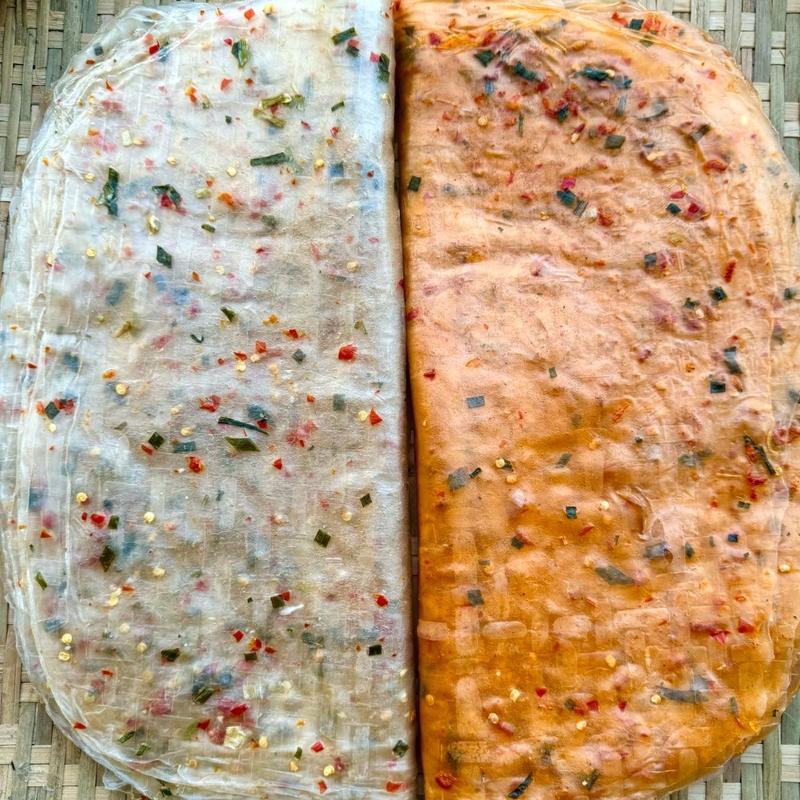 Combo 500g dẻo ớt 500g dẻo ruốt cay vừa ( 1ký ) , mặn vừa ăn Bánh Tráng Linh Huệ