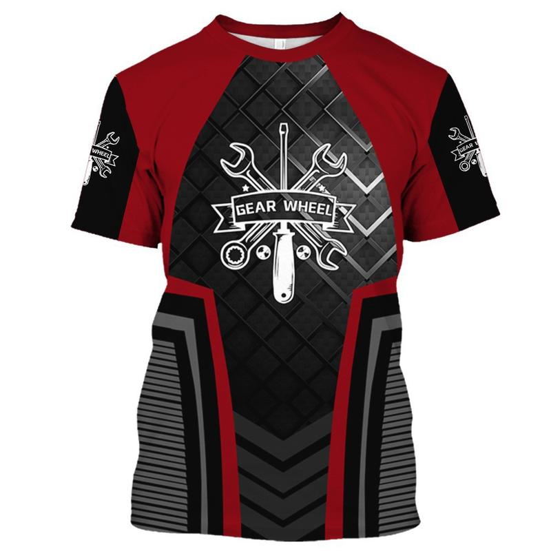 Product Introduction of Men's Fabric, Loose, Mixed with Geometric Tiger Print, Suitable for Outdoor Activities in Summer 27