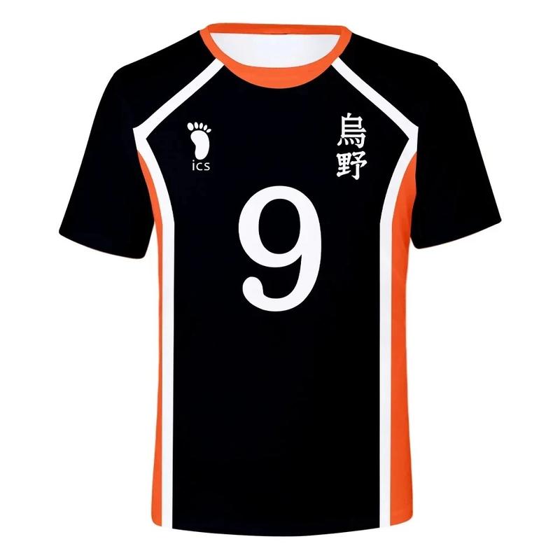 Product Introduction of Summer Haikyuu Short Sleeve Tops Men 3D T-shirt Volleyball Team Uniform Training Clothes Women Tshirt Casual Printing T Shirt 5