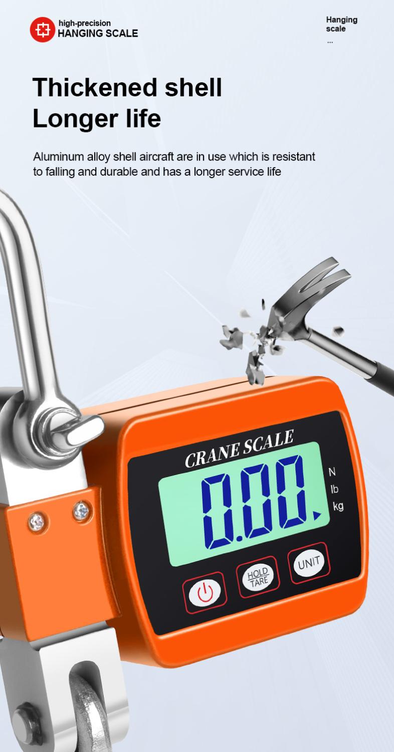 Product Introduction of Cân Treo Nhỏ Cầm Tay, Sử Dụng Tại Nhà, Độ Chính Xác Cao, Thích Hợp Để Nặng Lợn Và Bò, Có Sẵn Trong 300kg Và 500kg, 1 Tấn Và 1,5 Tấn, Năm 2025 9