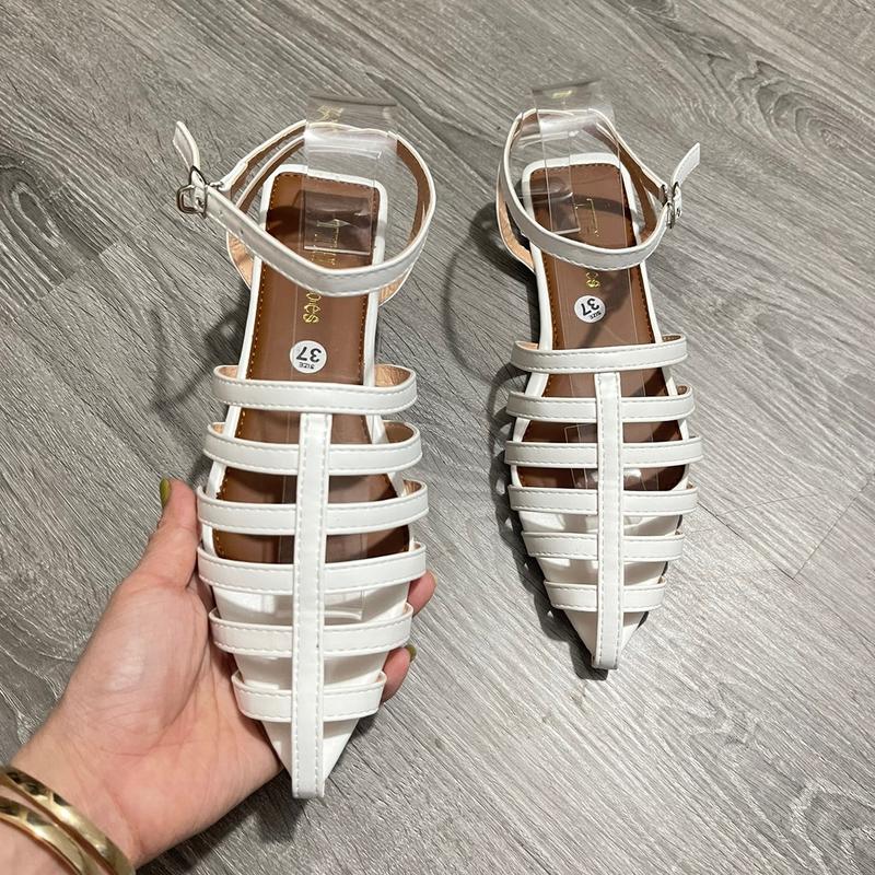 Dép sục nữ mũi nhọn quai dây sandal cá tính bigsize từ 35 đến 46