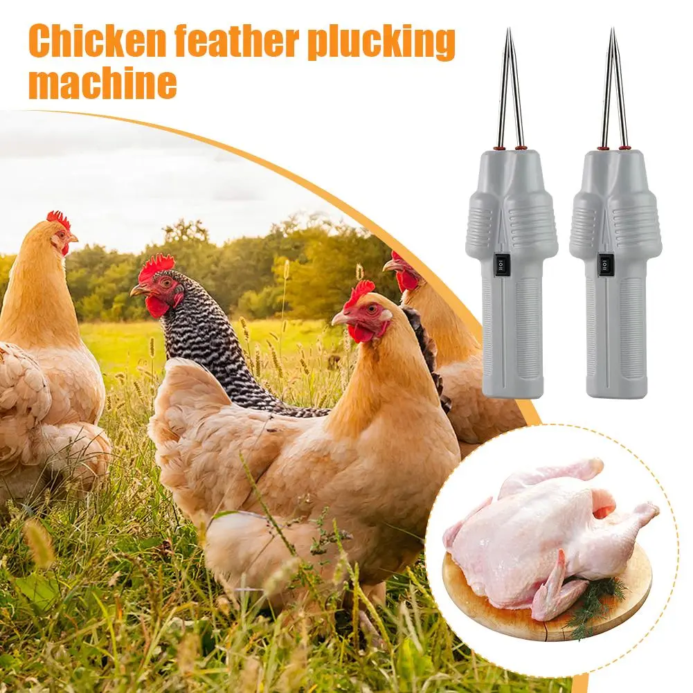 Chicken Plucker Machine Plug In Handheld Chicken Plucker De Remover Poultry And Fowl Food Processor Electric Duck Goose Removing Machine