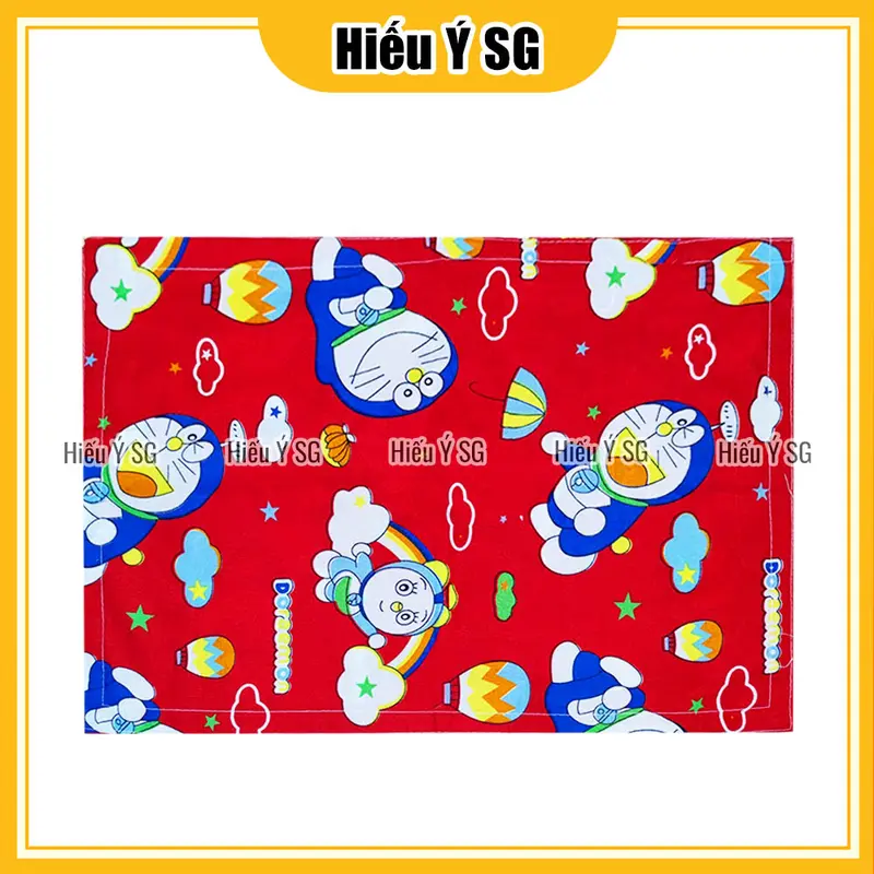 Áo gối 30x50cm cotton poly Hiếu Ý không khoá kéo cho ruột gối nhỏ, gối trẻ em 7
