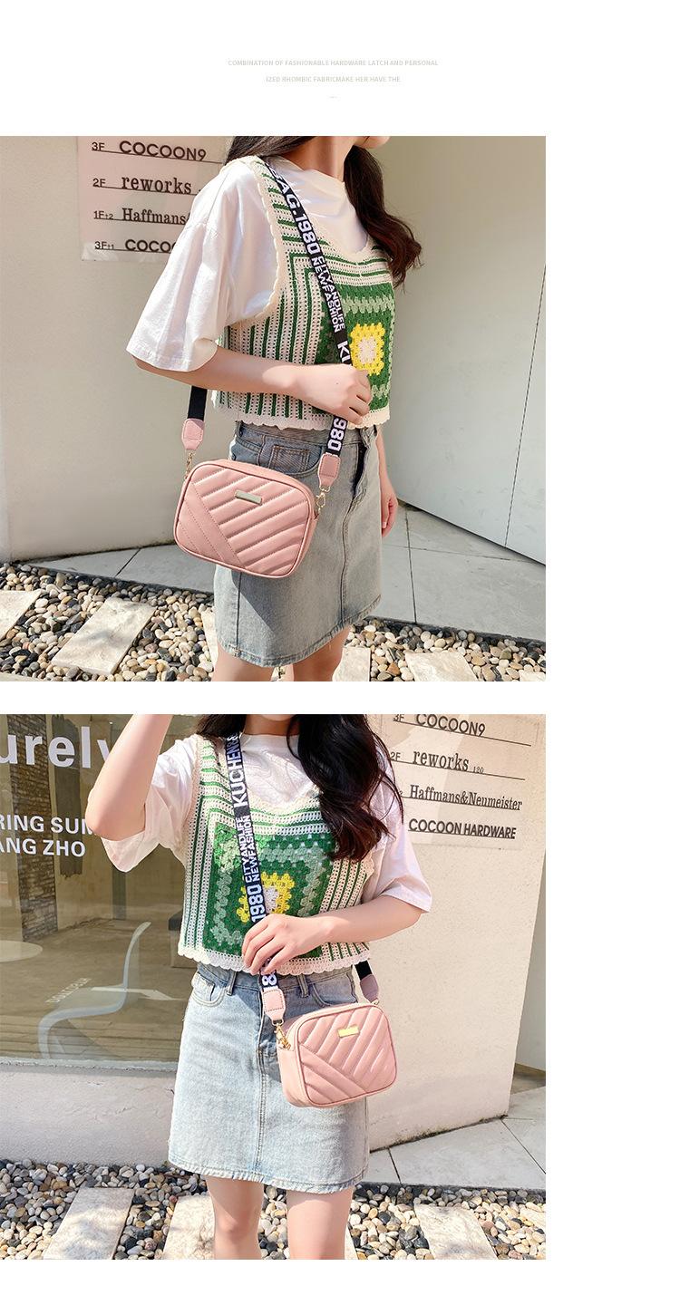 Product Introduction of Bag Women's Bag 2024 New Small Square Bag Women's Shoulder Bag Fashion Crossbody Bag Small Bag Coin Purse 21
