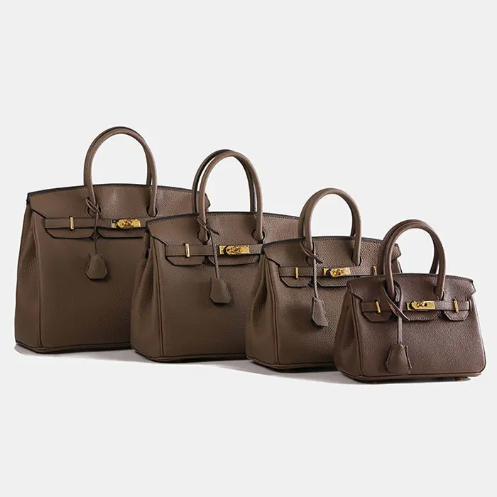 Shoulder Bag Lychee Pattern Birkin Bag Fashion High Sense Women's Bag Large Capacity Totes New Kelly Bag  handbag brik Stylish bag samantha  lucy  liu  birkin  bag