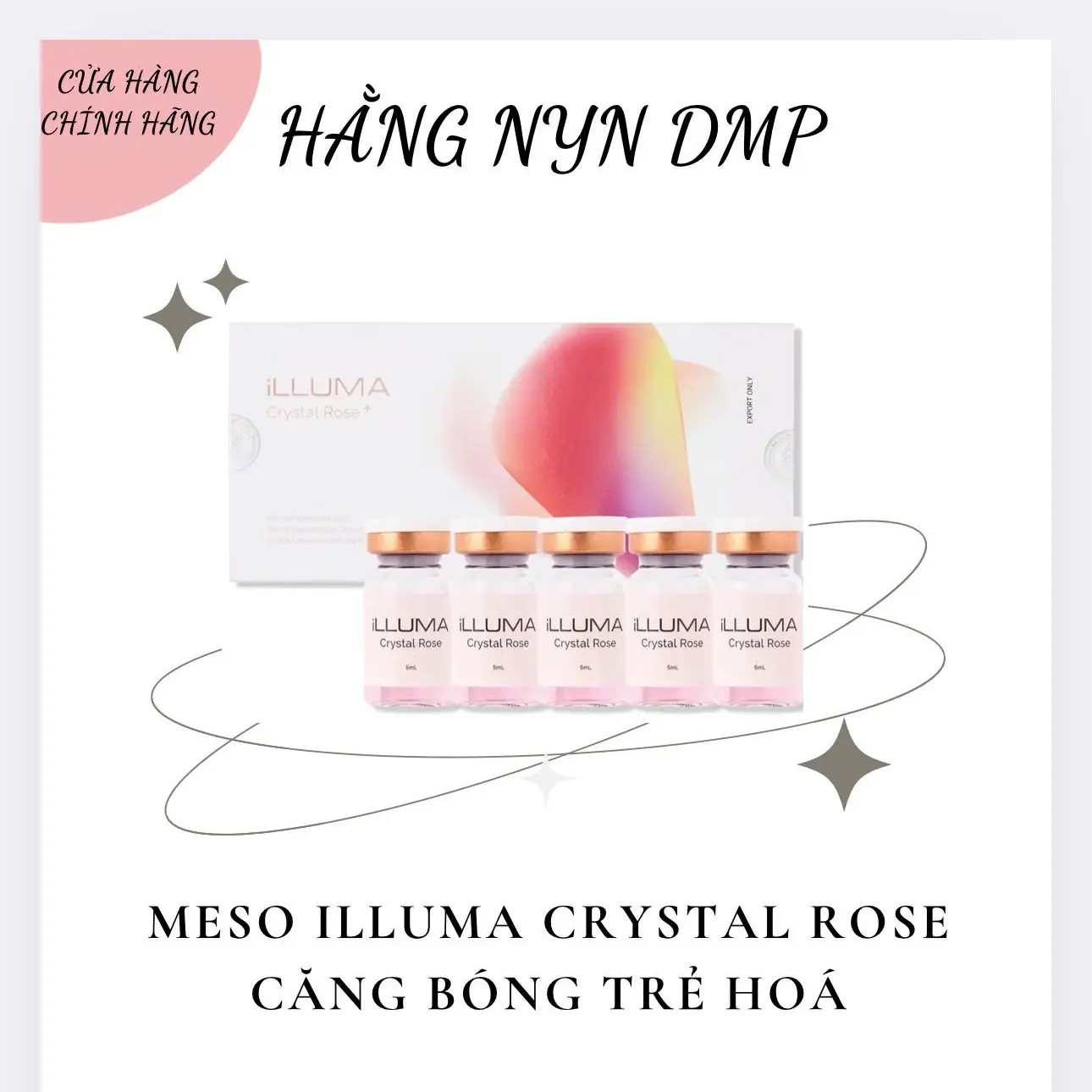 Meso phục hồi trắng da chuyên sâu iluma 5ml 1 ống chính hãng