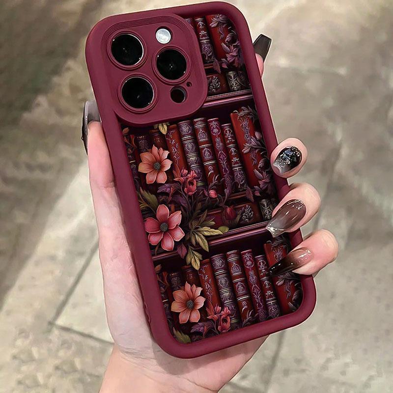 Product Introduction of Floral Embossed Phone Case, Decorative Phone Protector Cover, Phone Accessories Compatible with iPhone 11 12 13 14 15 Pro Max Pro Plus 4