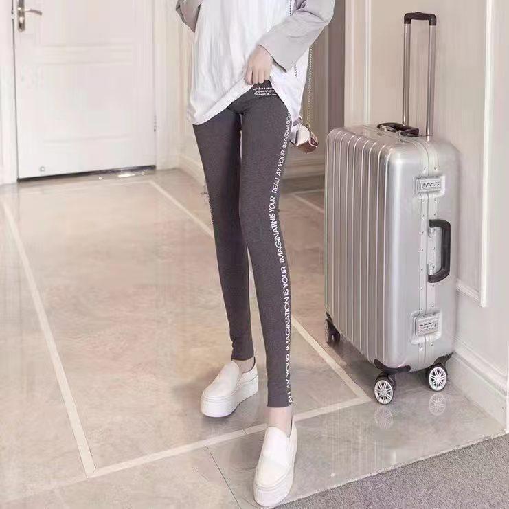 Legging Wanita Populer Baru 2023 Legging Berkualitas Tinggi Celana Pinggang Tinggi Elastis Tinggi Celana Legging Kecil Celana Elastis Pakaian Luar Wanita Ramping Ukuran Besar Longgar 3