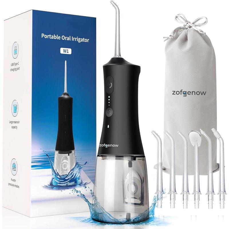Máy sịt nước làm sạch răng không dây cho răng miệng, dung tích 300 ml, có thể…