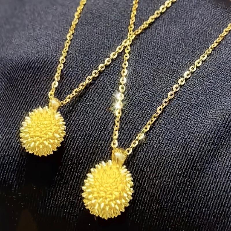 Product Introduction of Kalung Rantai Klavikel Durian, Gaya Sama Seperti Pelajar Tidak Boleh Menurunkan, Ketibaan Baru, Mampu Milik dan Mewah, Indah, Hadiah Rekaan Maju, Sesuai untuk Durian, 3