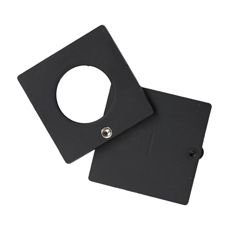 Square Peephole Cover Door Viewer Peephole Security Cap Kit Tape Install 7