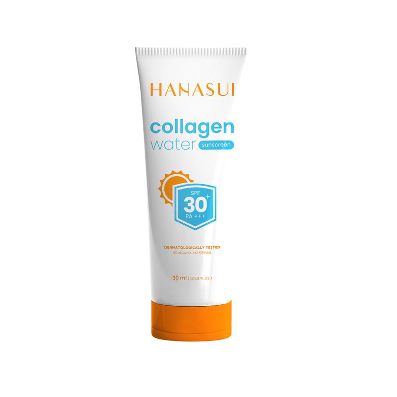 HANASUI Collagen Water Sunscreen SPF50 PA+++ / SPF30 PA+++ 30ml - Hanasui Sunscreen Original BPOM 8