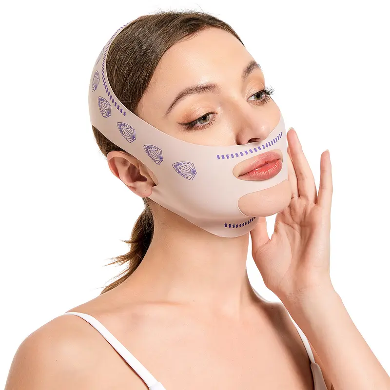 Đai Nâng Cơ Mặt Cao Cấp Bằng Vải Mềm Mịn Thoáng Khí, Dụng Cụ Định Hình Mặt Vline Skincare 1
