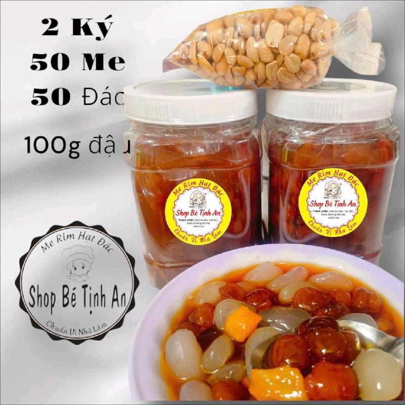 Hàng Việt 2 ký me dẻo rim hạt đác topping làm nước đá uống trân châu ngũ sắc max size tras u kem muối magic tươi