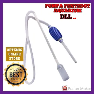 Cleaner Pump Sipon Sifon Alat Penguras Penyedot Air Aquarium Aquascape / Pompa manual / Pompa penyedot aquarium / Alat Kuras aquarium