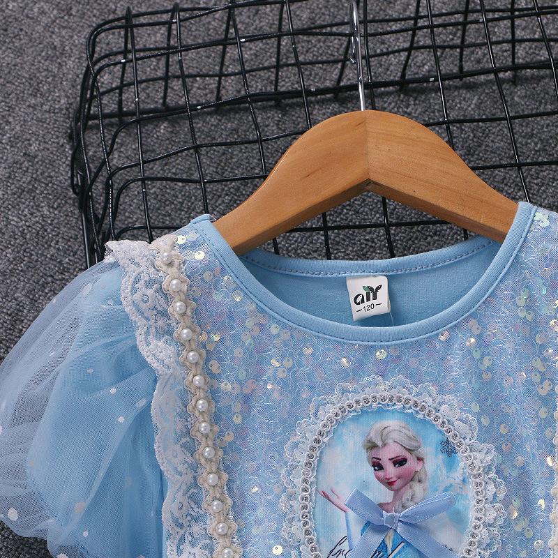 Product Introduction of Frozen Princess Dress Girls' Dress Children's Luminous Aisha Dress Lolita Dress Summer New 21