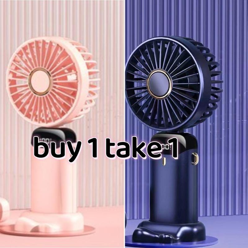 SH (Buy 1Take 1) Rechargeable Mini Fan USB Mini Portable Fa - TikTok ...