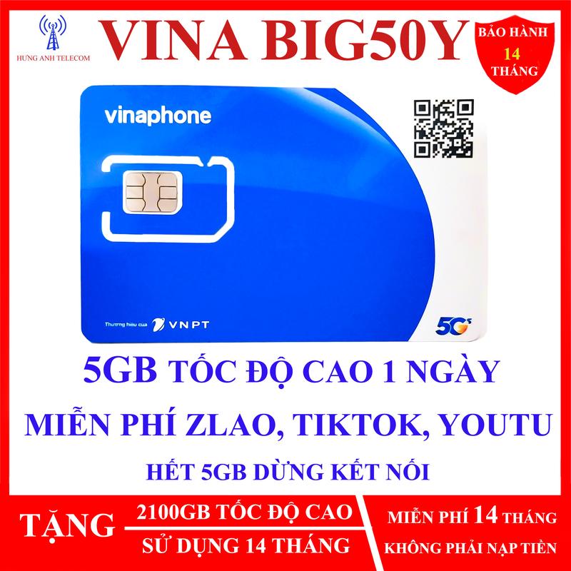 SIM 4G VINAPHONE 12BIG50Y 12TD49 12FHAPPY. KHÁCH HÀNG KÍCH HOẠT SIM (ĐKTT) TẠI CỬA HÀNG VINAPHONE TOÀN QUỐC sim  không  giới  hạn