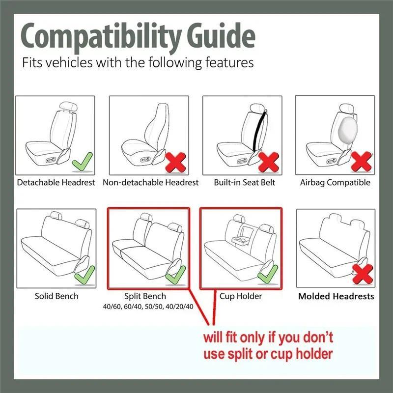 Product Introduction of COD FREE Shipping Fabric Car Seat Covers compatible for Hyundai I30 Creta Tucson Ix35 Solaris Elantra Santa Fe Kona I40 Getz Palisade Terracan Car Cushion 5
