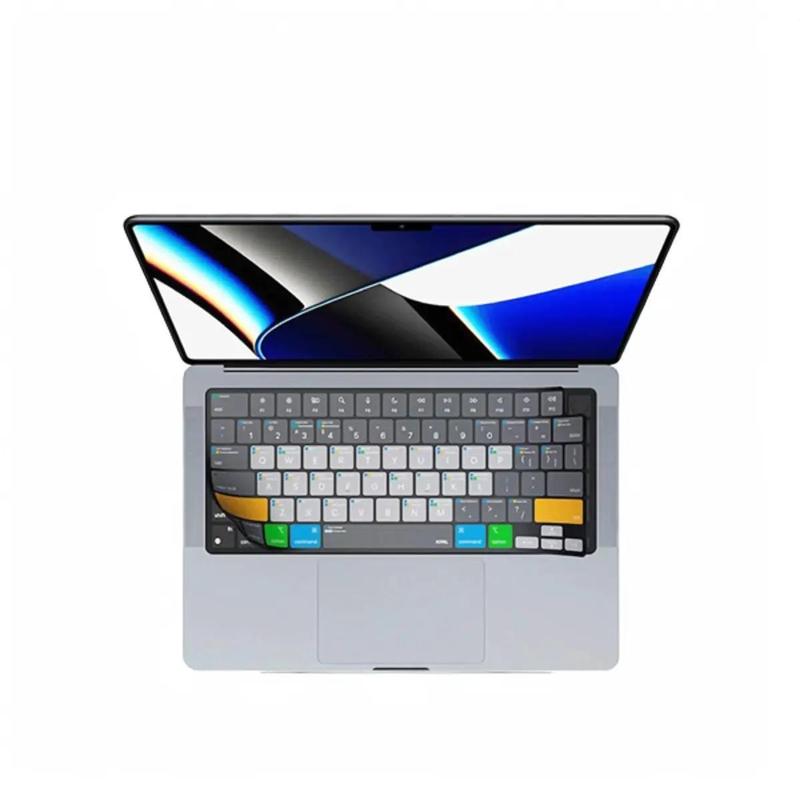 Miếng Lót Phủ Bàn Phím MacBook JCPAL Verskin Phím Tắt Learn MacOS Grey