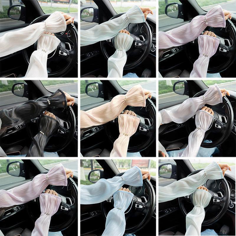 Product Introduction of Sun protection sleeves, high appearance, loose, suitable for summer, outdoor driving and riding, UV protection, light and breathable, foam sleeves, suitable for arms 1