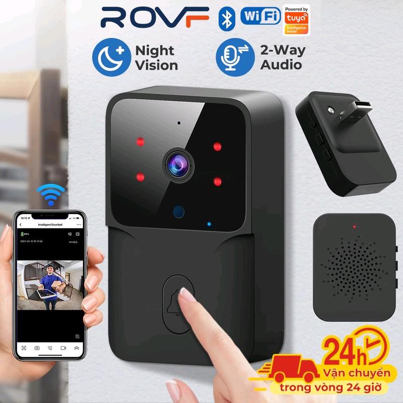 Chuông cửa Camera, tự động gọi video đến điện thoại khi có người nhấn chuông. Sử dụng được nhiều điện thoại. Pin trâu 1 năm có thể sạc lại. Có thêm chuông rời cực tiện lợi. Bảo hành 1 năm chuong cua