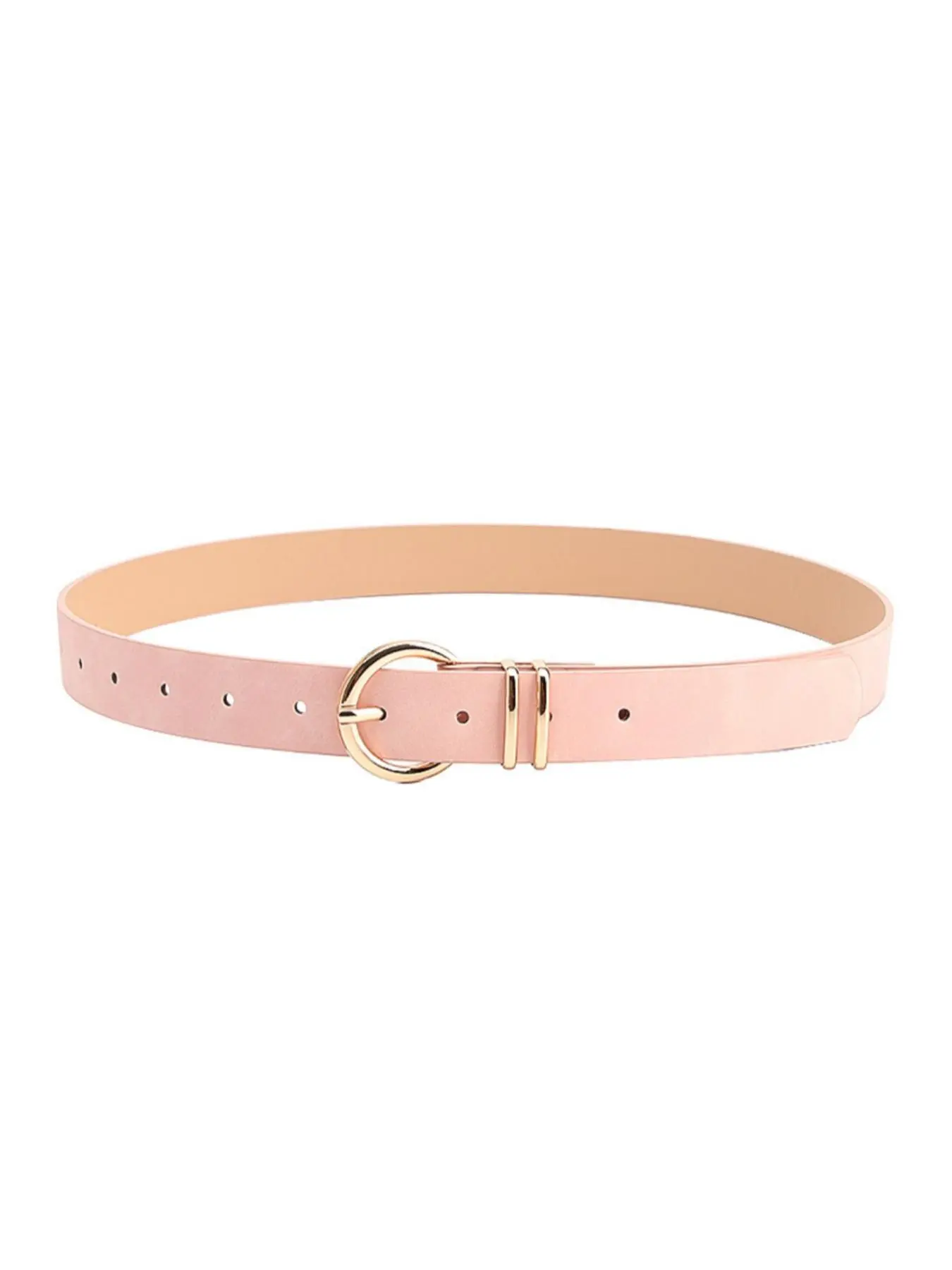 Women's Fashionable Solid Color PU Leather Belt, Casual Waistband for Jeans, Fashion Belt for Party, Daily Clothing Decor, Trendy All-match & Exquisite Belt for Birthday Gift
