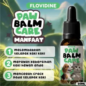 Paw Balm Care - Merawat Kebersihan dan Melembabkan Kaki pada Kucing & Anjing - Tetes 20ml