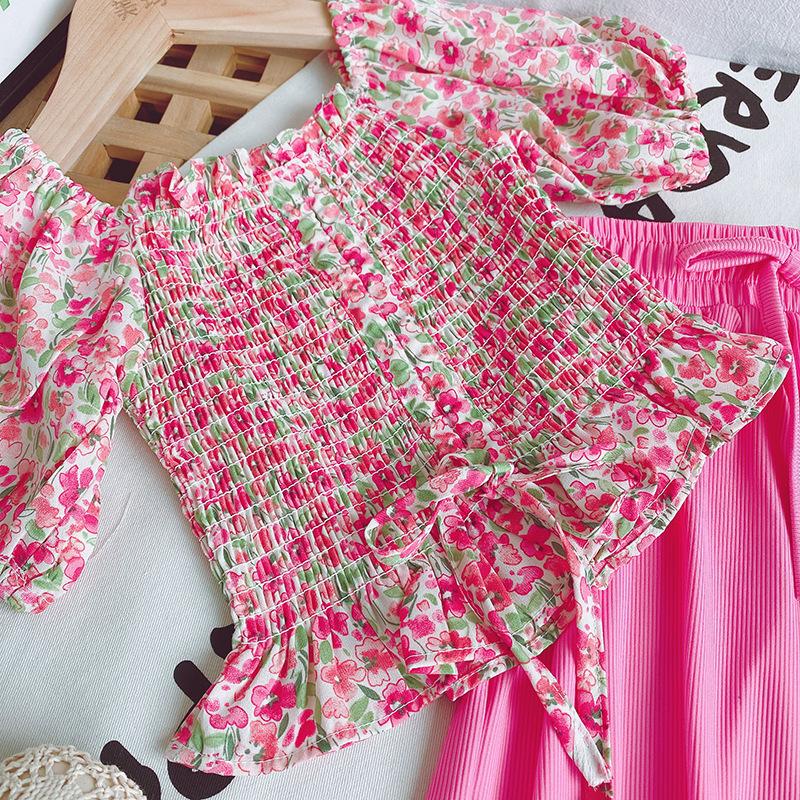 Product Introduction of [363655] - Setelan Blouse Celana Panjang Kulot Anak Perempuan - Motif Rubber Flowers 26