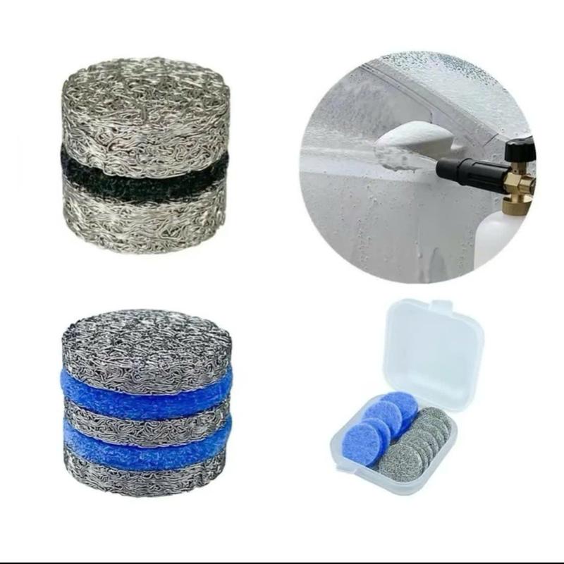 Đầu Lọc Tạo Bọt Tuyết Bằng Thép Không Gỉ 5 Lớp Lọc Cho Bình Tạo Bọt Gắn Vòi Xịt Máy Rửa Xe - 10x14 mm Dùng Để Lắp Ráp Vòi Phun- Cân Nặng 3.3 - 5.0 Gram Phụ Kiện