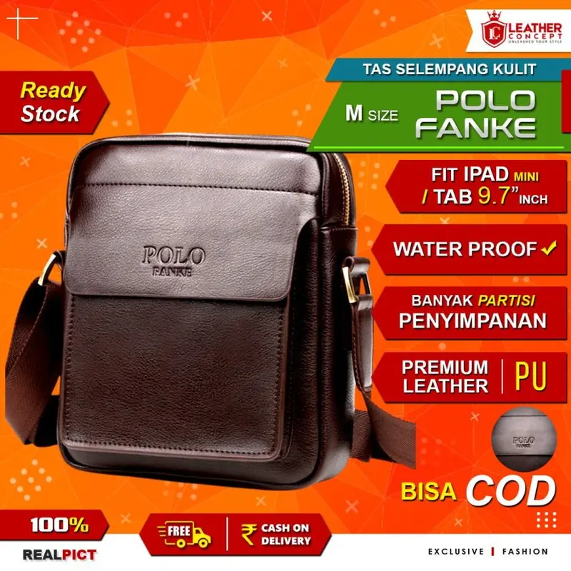 Leather Concept POLO FANKE - M SIZE Tas Selempang 1