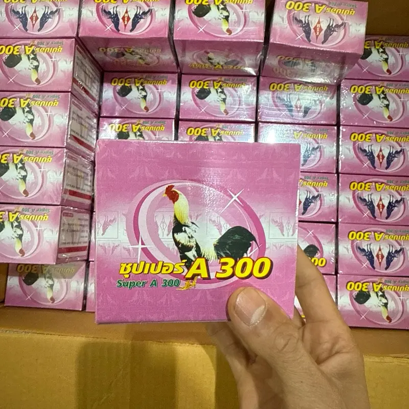 Tiêu kén, tiêu sưng A300 cho gà đá. 1 vỉ 10 viên ( uống 5-7  mồi lần 1 viên ) phụ  kiengachoi 3