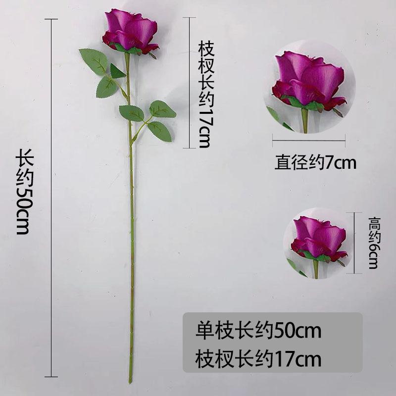 Hoa Hồng Nhân Tạo, Hoa Giả, Hoa Hồng vải nỉ Cảm Ứng Đơn, Thích Hợp Cho Thác Nước, Trang Trí Đám Cưới Và Nhà Cửa, Sắp Xếp, Hoa Giả 3