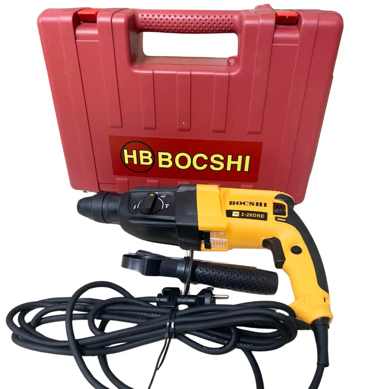 Máy khoan đục bê tông 3 chức năng BOCSHI 2-26mm , máy khoan búa , máy khoan bê tông 3 chức năng ruột đồng